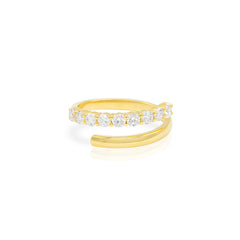 Genesia Twist Ring - Lab Grown Diamonds