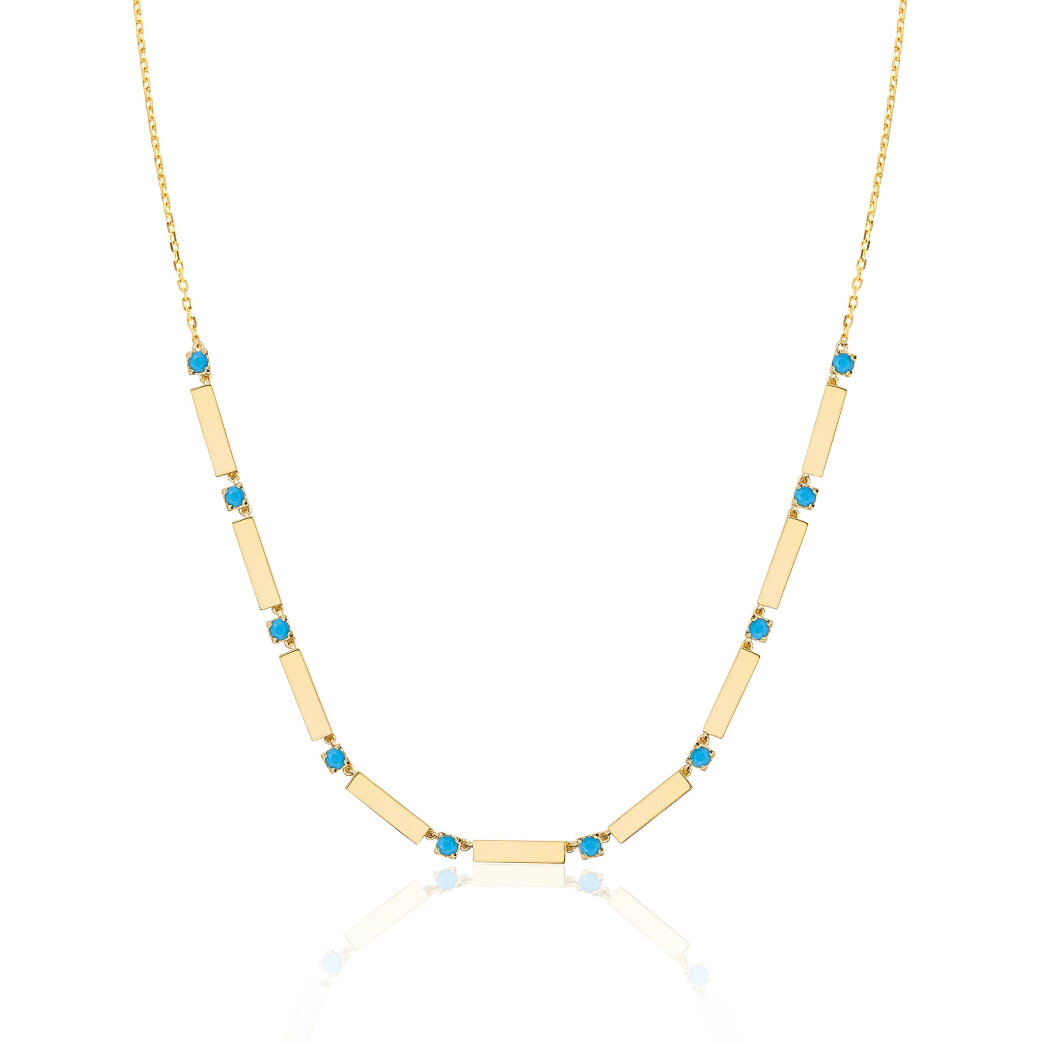 Blazing Blues Necklace