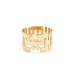 Three name Kufi Ring