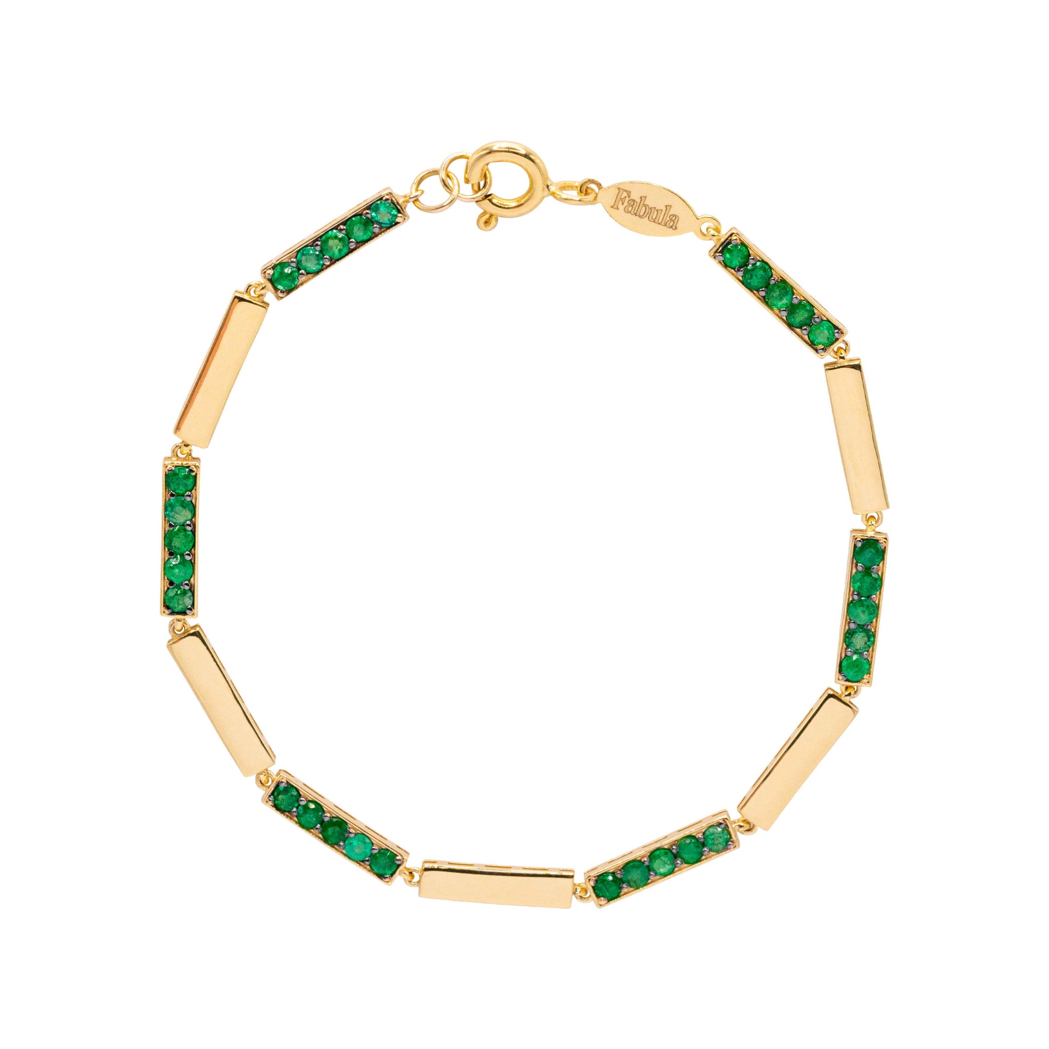 Emerald Bars Bracelet