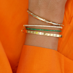 Emerald Bangle from Fabula Jewels Store