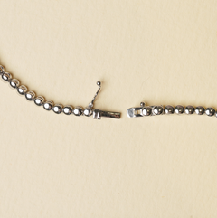 Lab Grown Diamond -Tennis Necklace Tiger Prong