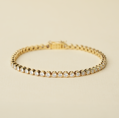 Lab Grown Diamond -Bezel Bracelet