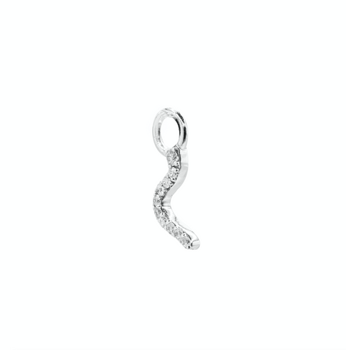 Initial Hoop Charm (Single)