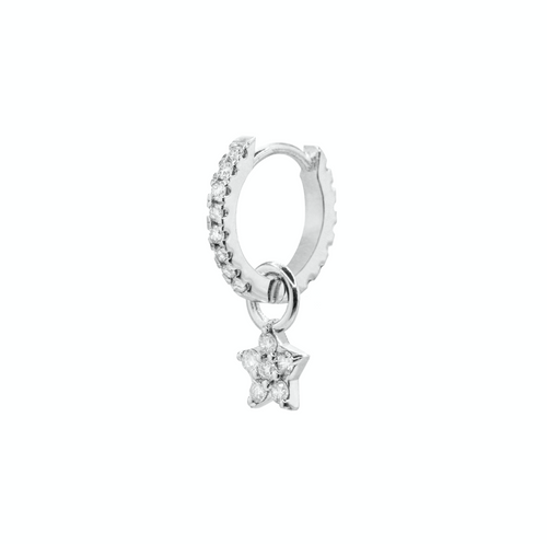 Flower Hoop Charm (Single)