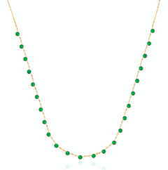 Confetti Emerald Necklace