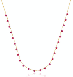 Ruby Confetti Necklace