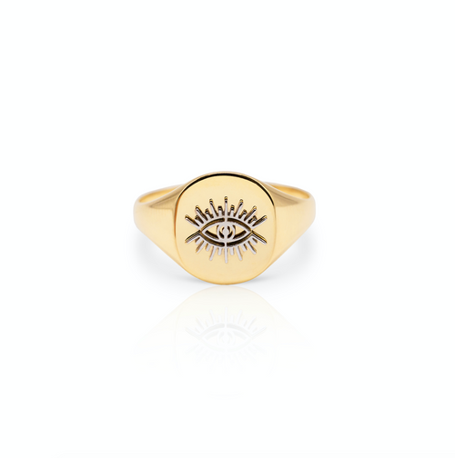 Third Eye Coin Ring