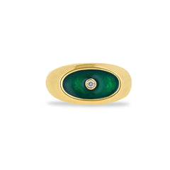 Diamond Enamel Ring