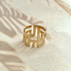 Two Name Kufi Ring from Fabula Jewels Store 