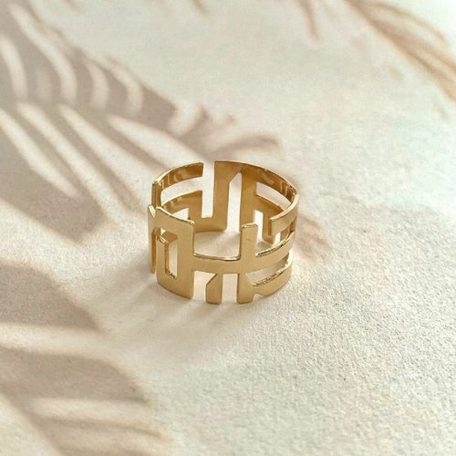 Two Name Kufi Ring from Fabula Jewels Store 