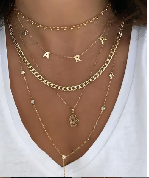 Four Letter Necklace