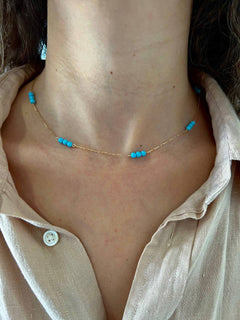 Trio Turquoise Necklace - Fabula Jewels Store